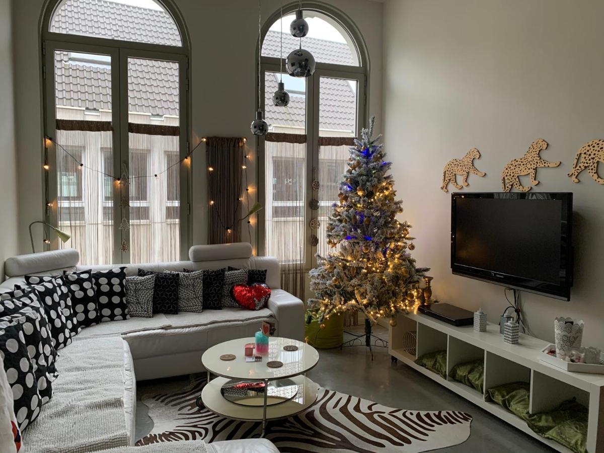Wellness Loft With Sauna, Jacuzzi, Roof Terrace & Amazing View Apartment Antwerpen Ngoại thất bức ảnh