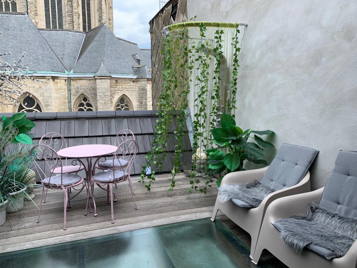 Wellness Loft With Sauna, Jacuzzi, Roof Terrace & Amazing View Apartment Antwerpen Ngoại thất bức ảnh