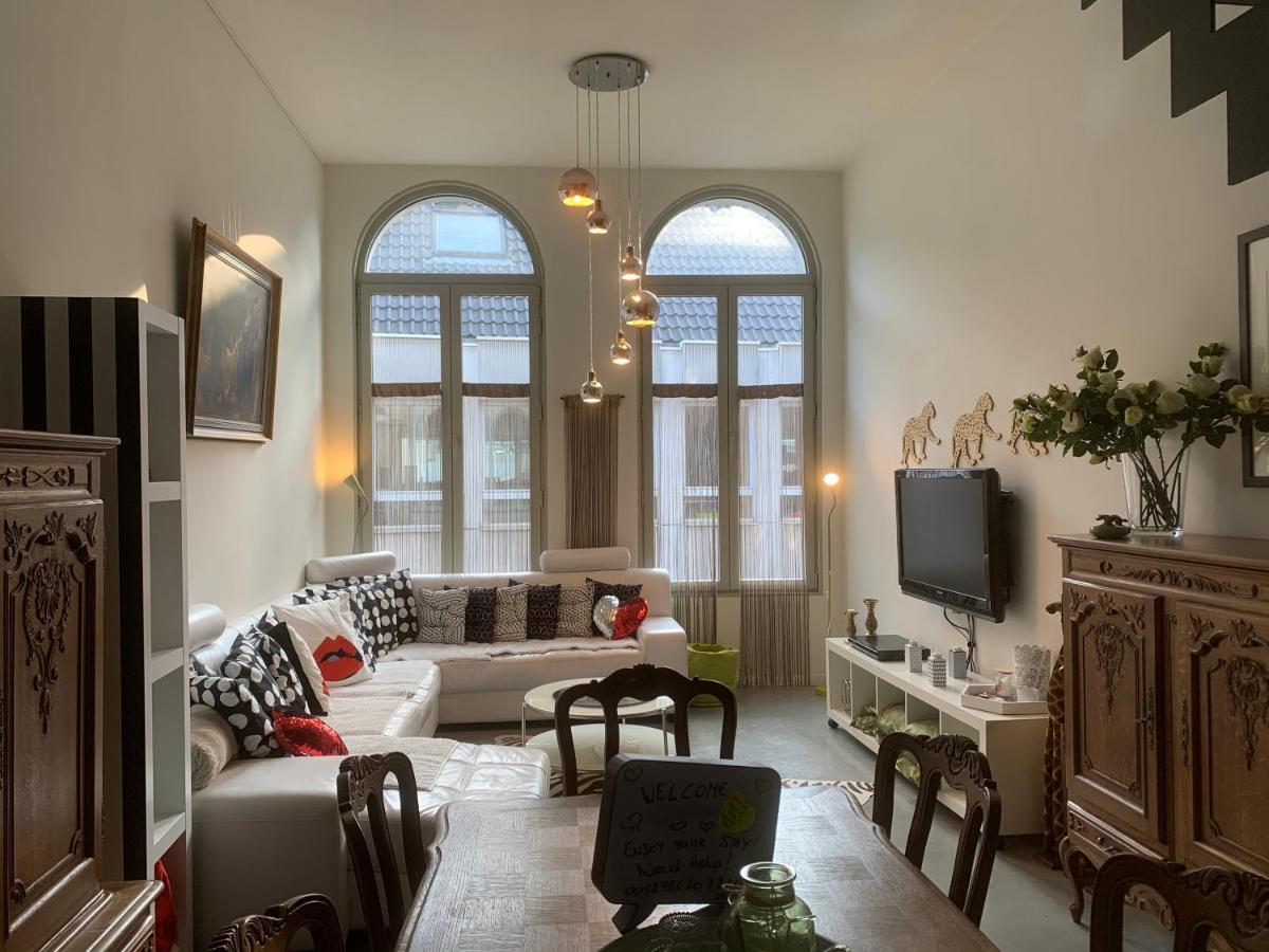 Wellness Loft With Sauna, Jacuzzi, Roof Terrace & Amazing View Apartment Antwerpen Ngoại thất bức ảnh