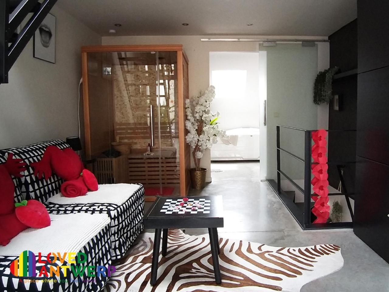 Wellness Loft With Sauna, Jacuzzi, Roof Terrace & Amazing View Apartment Antwerpen Ngoại thất bức ảnh