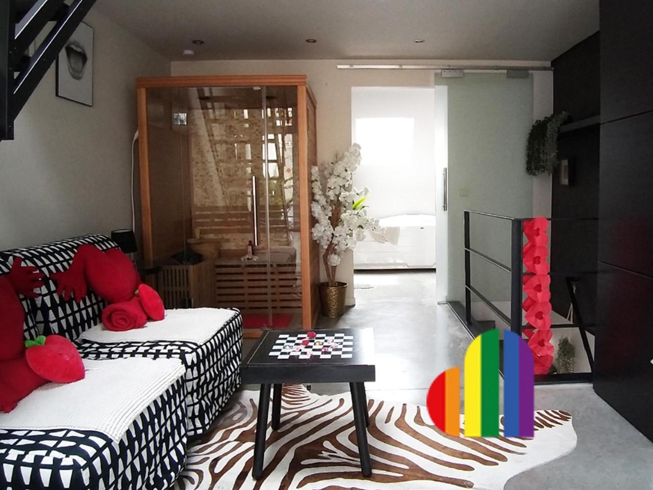 Wellness Loft With Sauna, Jacuzzi, Roof Terrace & Amazing View Apartment Antwerpen Ngoại thất bức ảnh