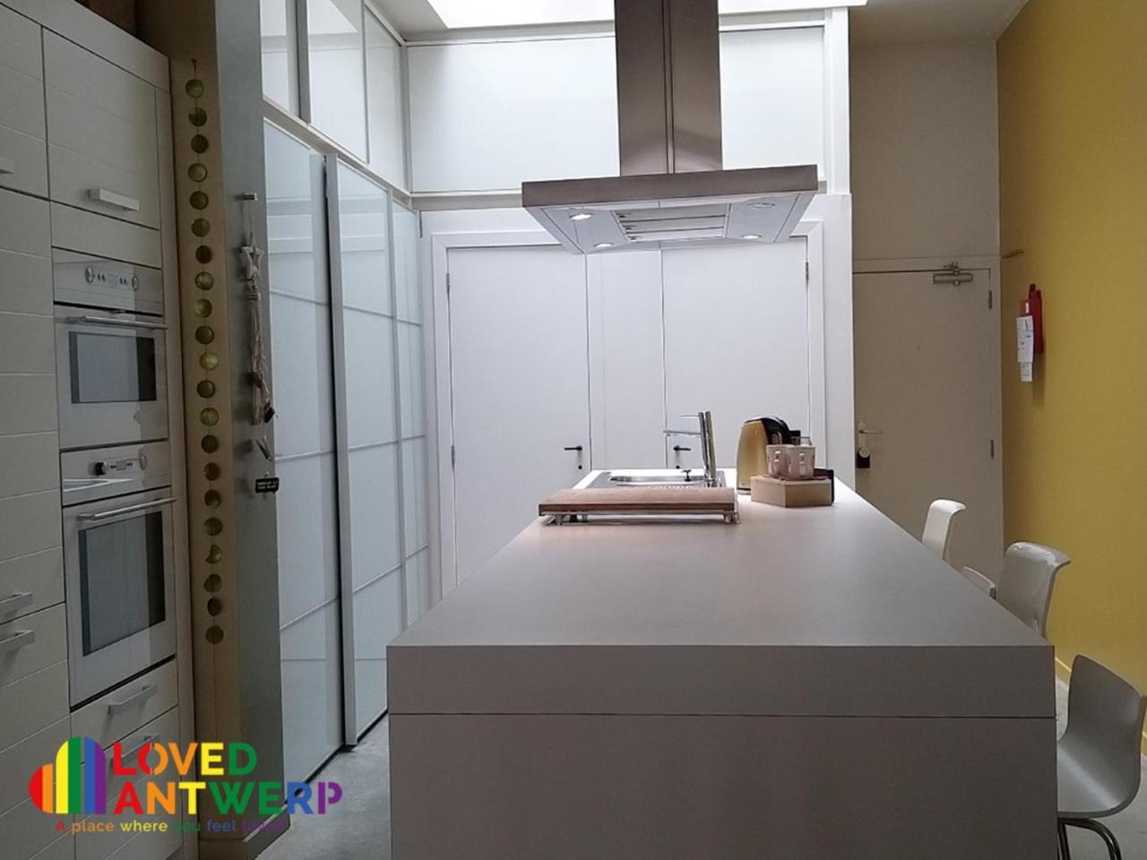 Wellness Loft With Sauna, Jacuzzi, Roof Terrace & Amazing View Apartment Antwerpen Ngoại thất bức ảnh