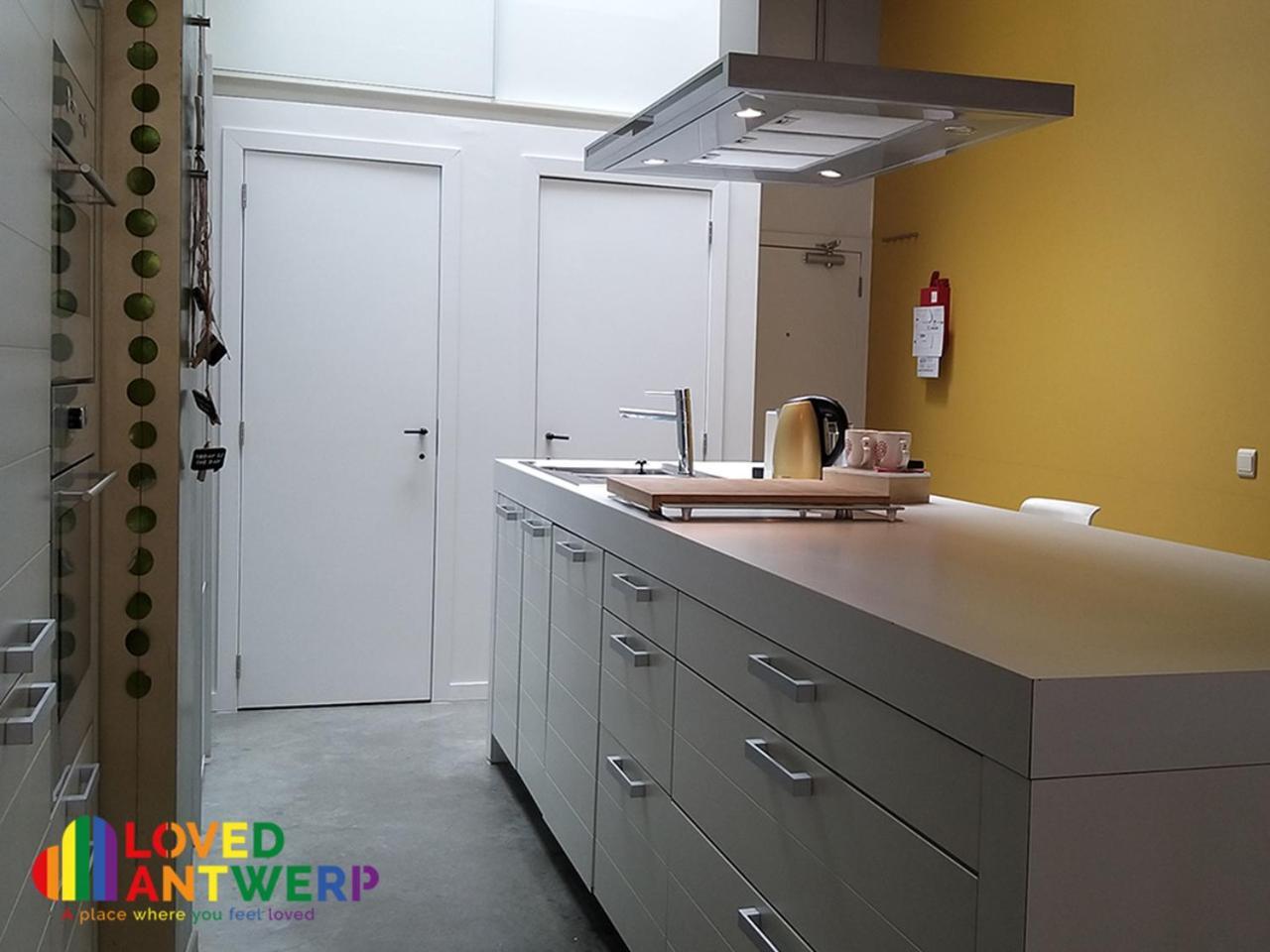 Wellness Loft With Sauna, Jacuzzi, Roof Terrace & Amazing View Apartment Antwerpen Ngoại thất bức ảnh
