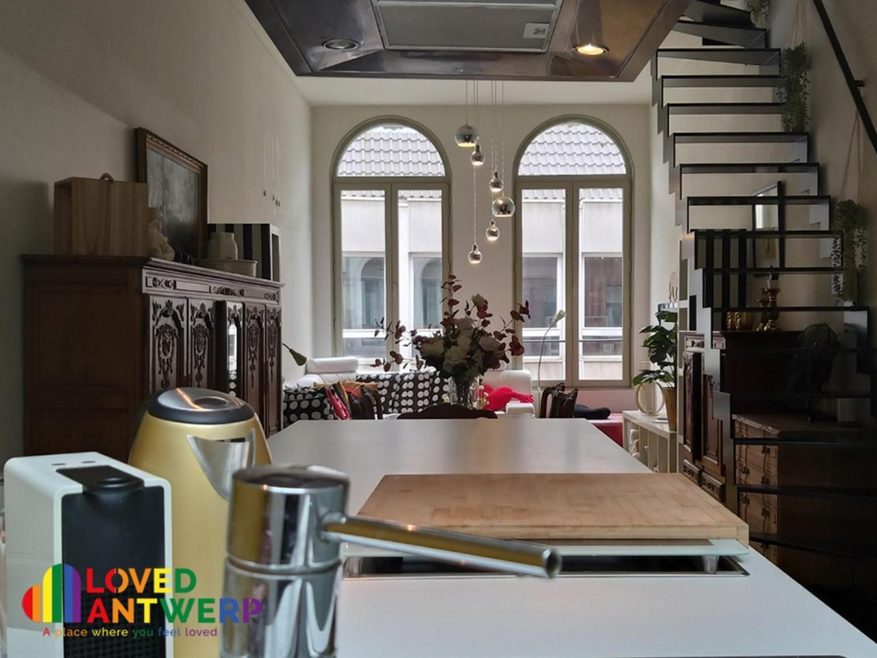 Wellness Loft With Sauna, Jacuzzi, Roof Terrace & Amazing View Apartment Antwerpen Ngoại thất bức ảnh